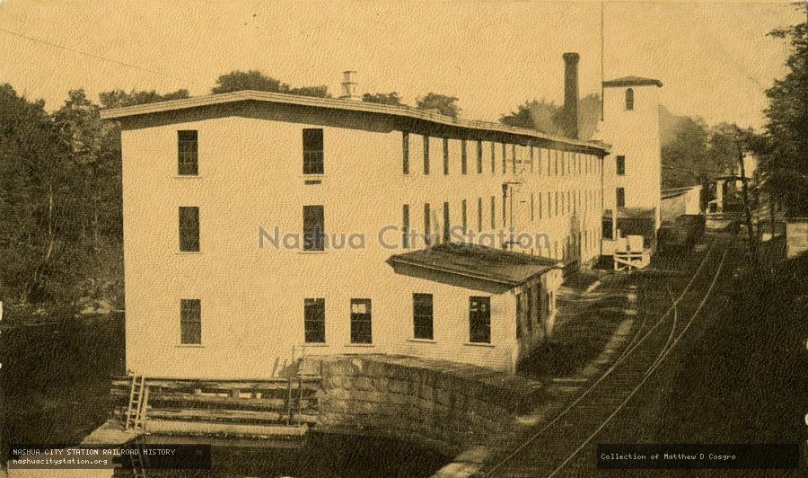 Postcard: The Woolen Mill, Hillsboro Bridge, N.H.